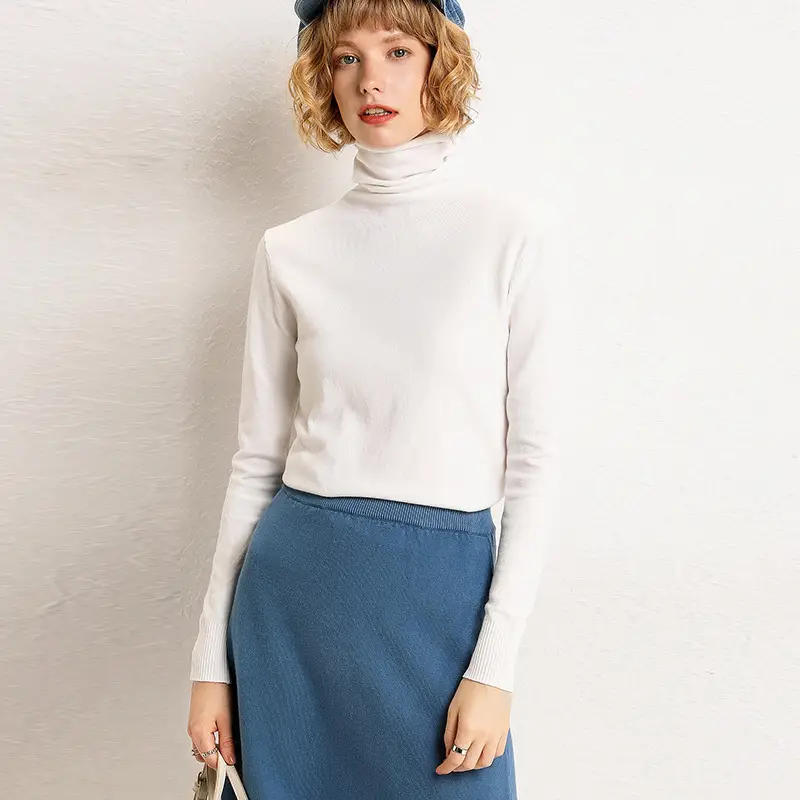 Women's 25W Turtleneck Knitwear Olive Green - Image 13