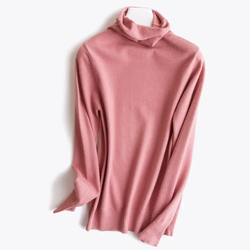 Women's 25W Turtleneck Knitwear Olive Green - Image 5