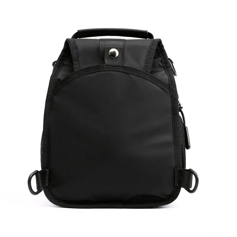 Men's Waterproof Nylon Chest Bag with Crossbody Strap - Image 7