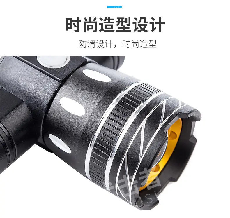 USB Charging Headlight for Mountain Bike Rain Proof Night Riding — feature 5