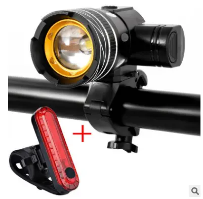 USB Charging Headlight for Mountain Bike Rain Proof Night Riding