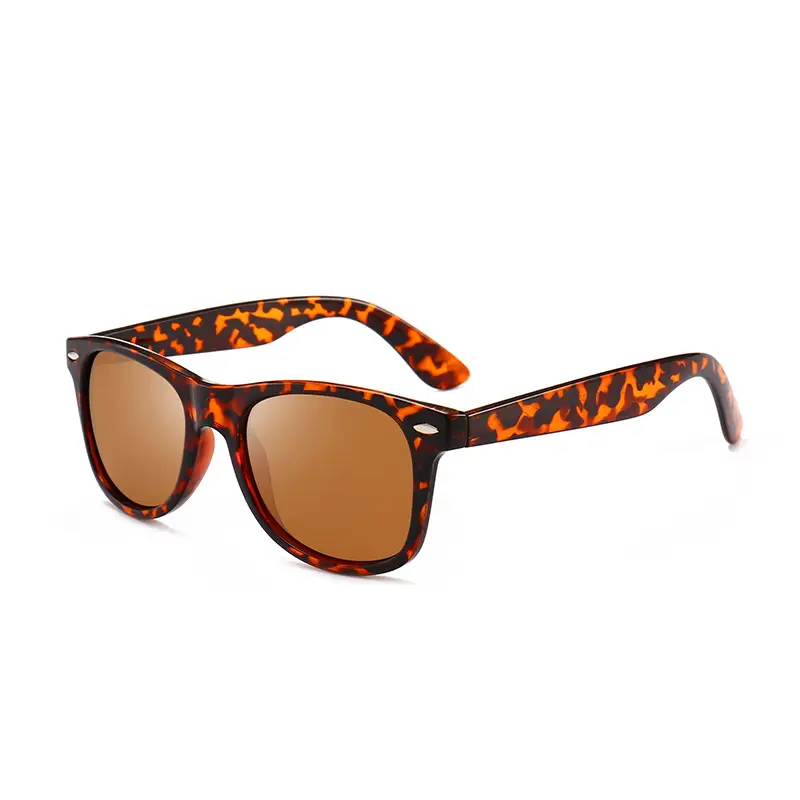 Men Women Retro Polarized Sunglasses Black 2140 - Image 3