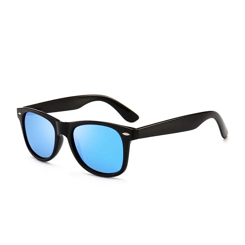 Men Women Retro Polarized Sunglasses Black 2140 - Image 4