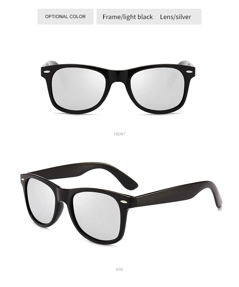 Men Women Retro Polarized Sunglasses Black 2140 β feature 11
