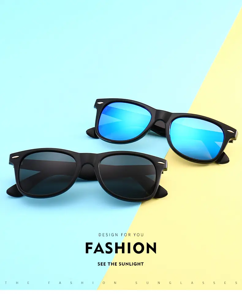 Men Women Retro Polarized Sunglasses Black 2140 β feature 18