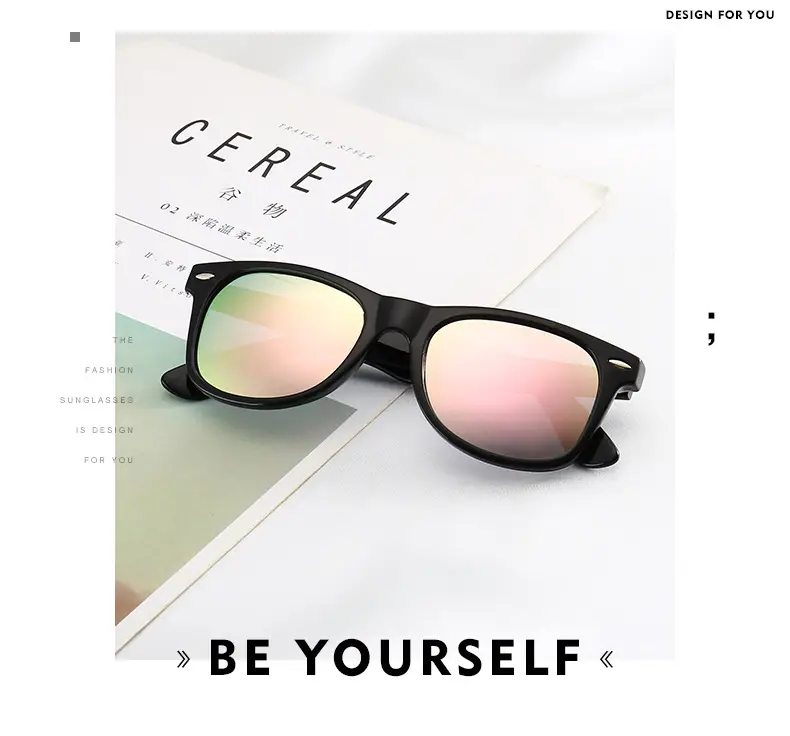 Men Women Retro Polarized Sunglasses Black 2140 β feature 4