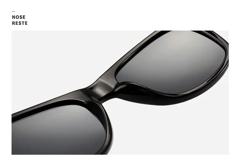 Men Women Retro Polarized Sunglasses Black 2140 β feature 6