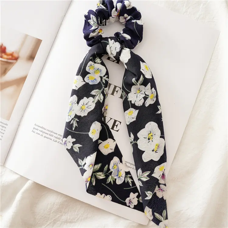 Navy blue floral
