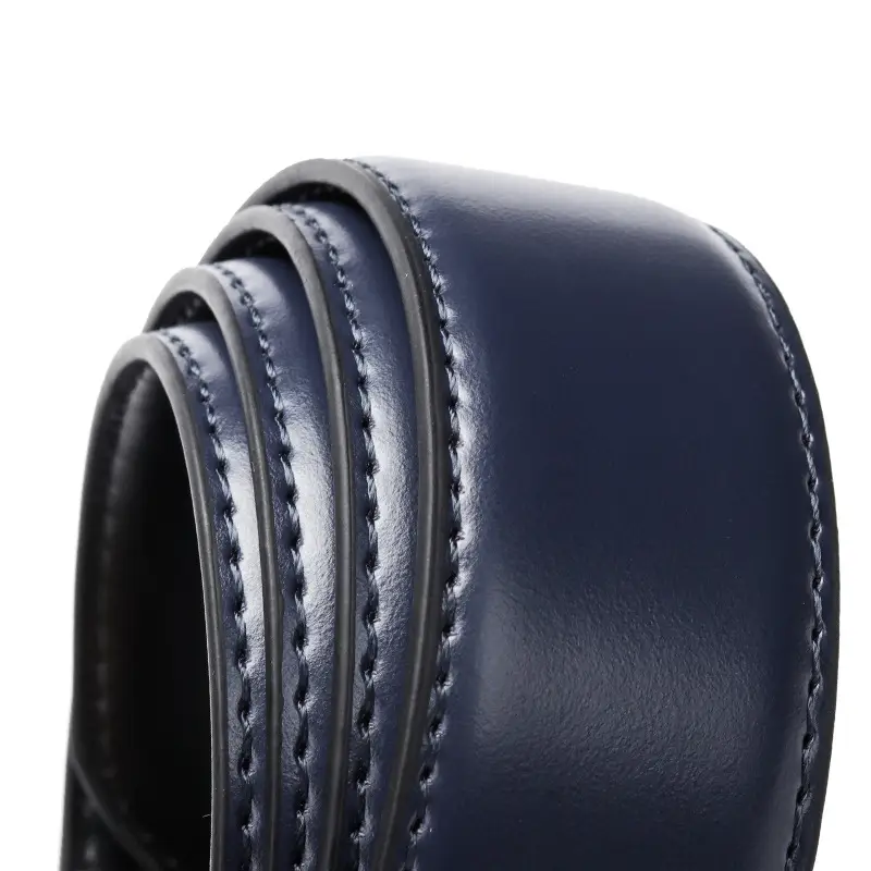Men's Navy Blue Rotating Pin Buckle Belt - Image 6