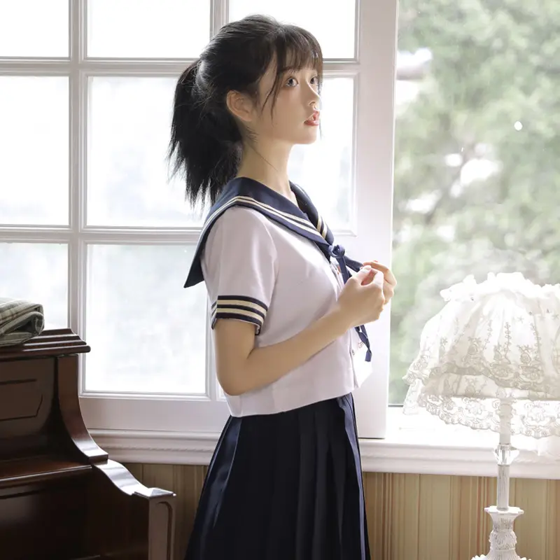 Sailor Suit Female High School Japanese Style Soft Girl Suit - Image 11