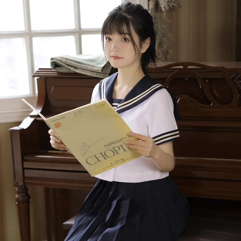 Sailor Suit Female High School Japanese Style Soft Girl Suit - Image 12