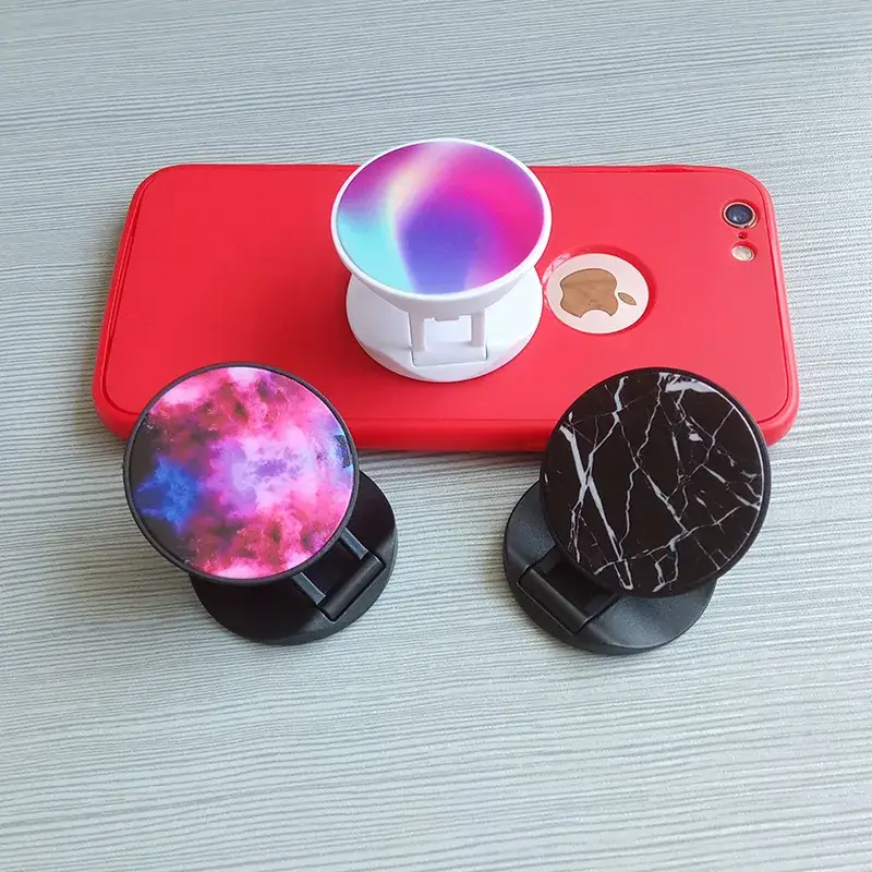 Thermal Transfer Mobile Phone Holder Ring Buckle Air Bag Holder — feature 3