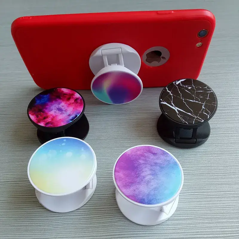Thermal Transfer Mobile Phone Holder Ring Buckle Air Bag Holder — feature 7