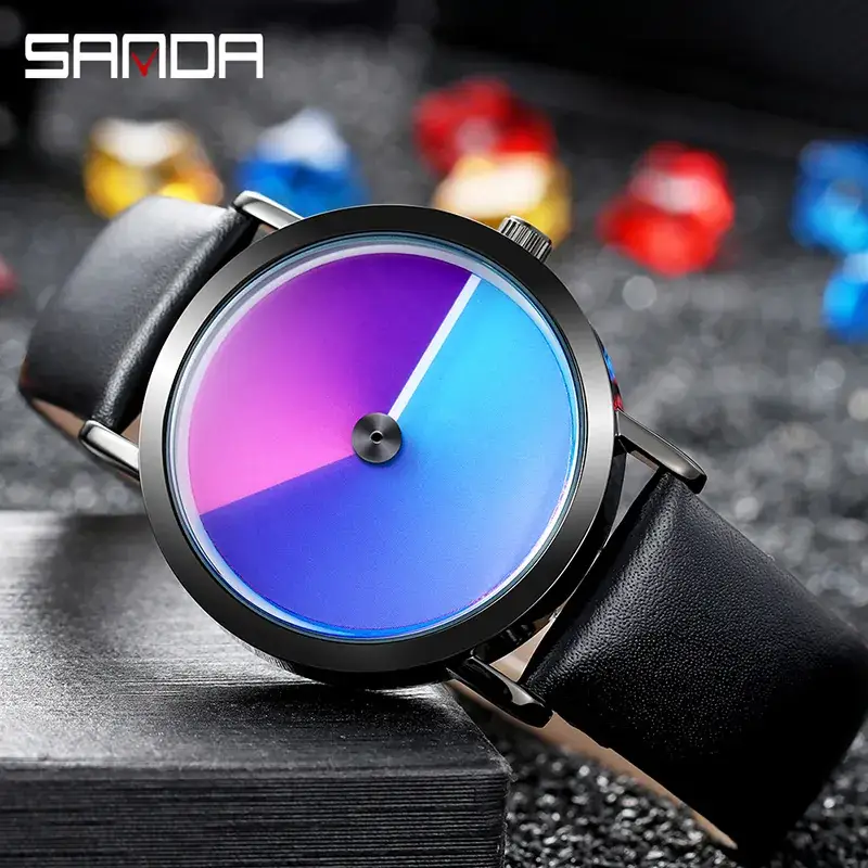 Sanda Rose Gold Gradient Watch for Youth - Image 3