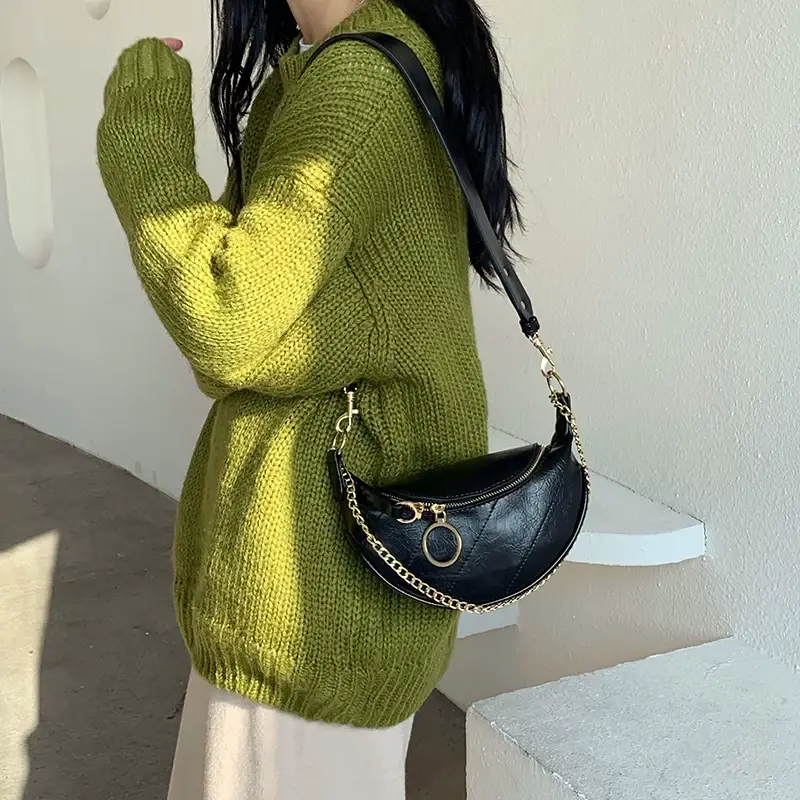 Black Chain Shoulder Bag for Women 2026 — feature 25