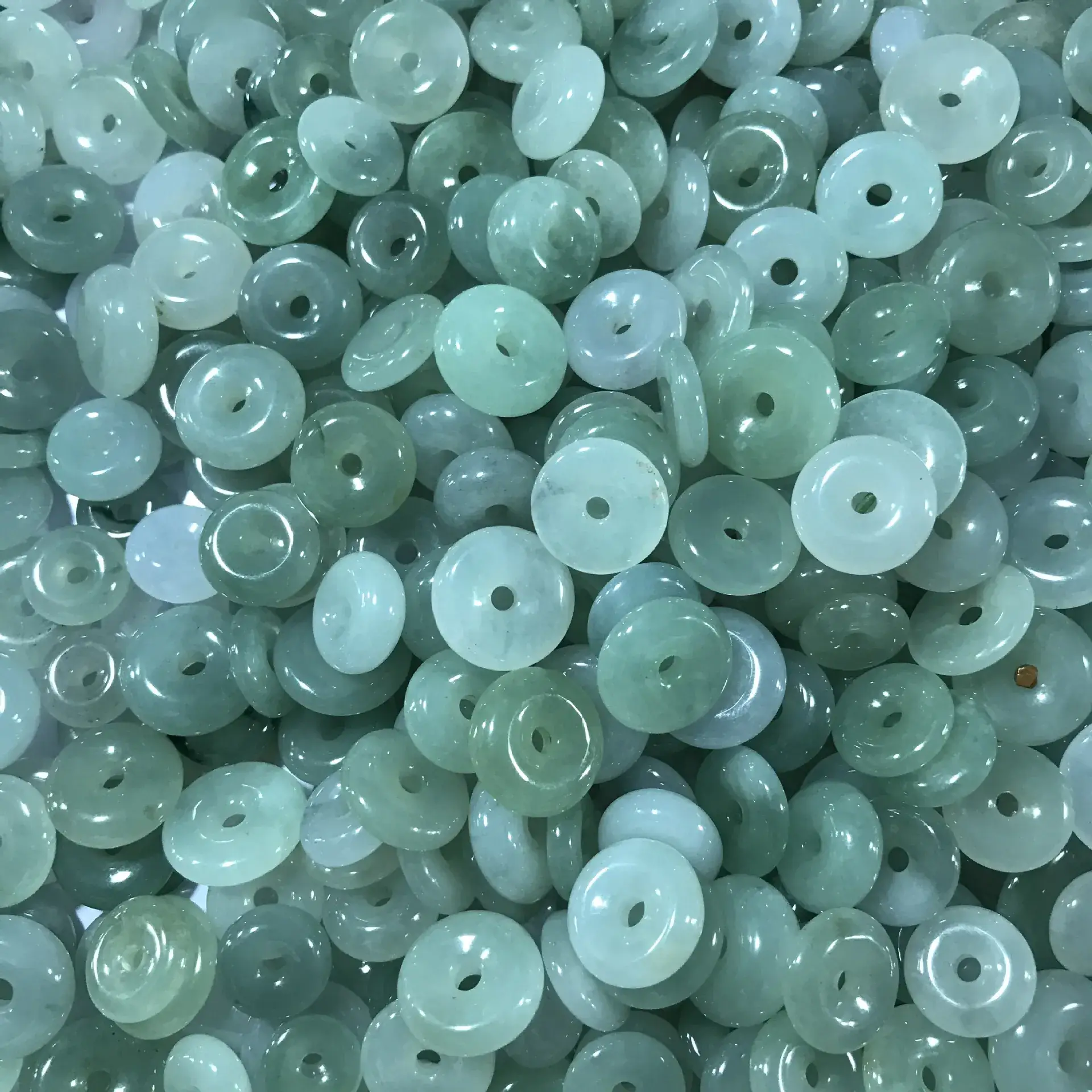 Genuine Natural Jade Ice Bottom Buckles A-Grade - Image 3