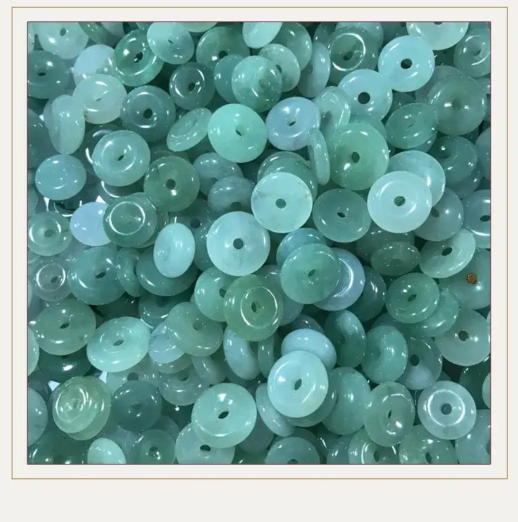 Genuine Natural Jade Ice Bottom Buckles A-Grade — feature 7