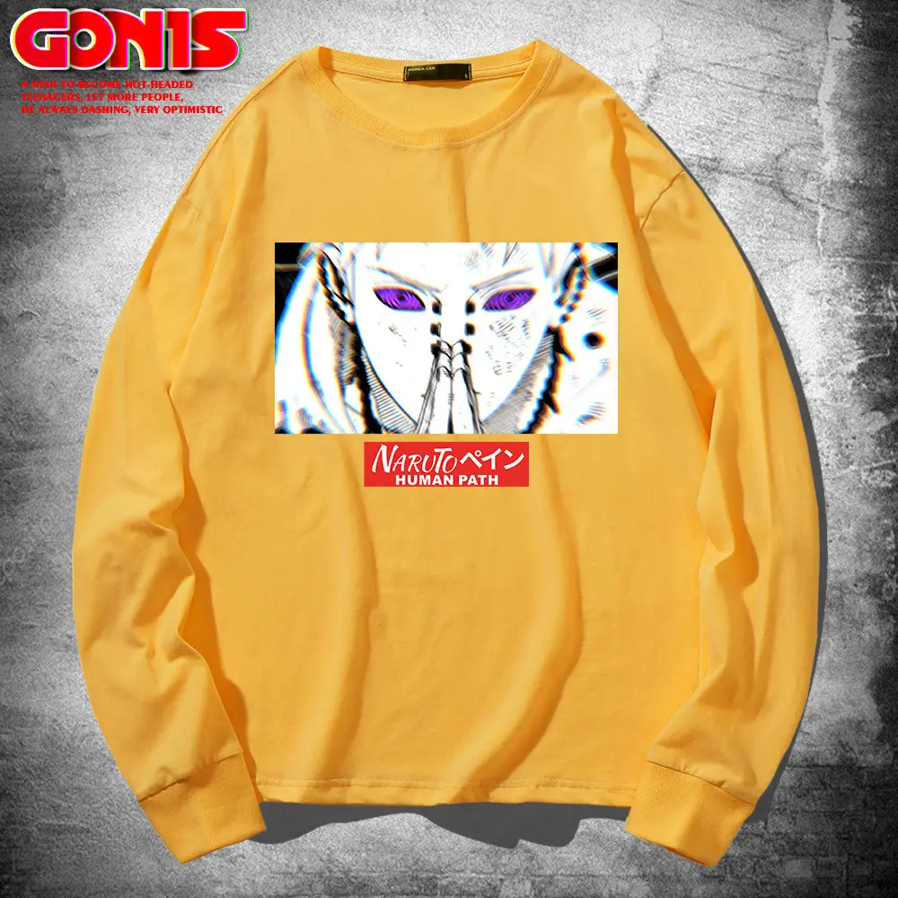 Men's Red Graphic Long Sleeve T-Shirt - Image 12