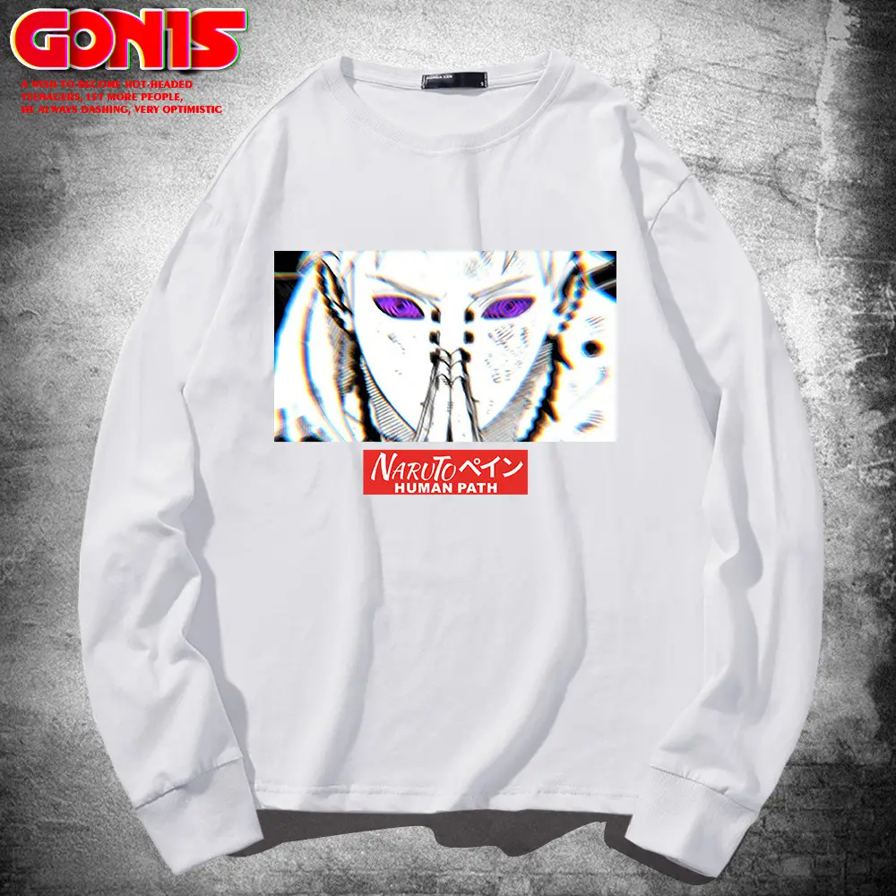 Men's Red Graphic Long Sleeve T-Shirt - Image 2