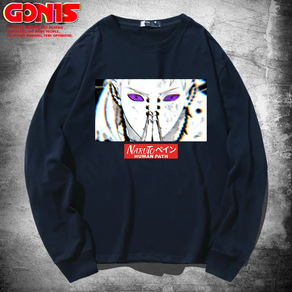 Men's Red Graphic Long Sleeve T-Shirt - Image 9