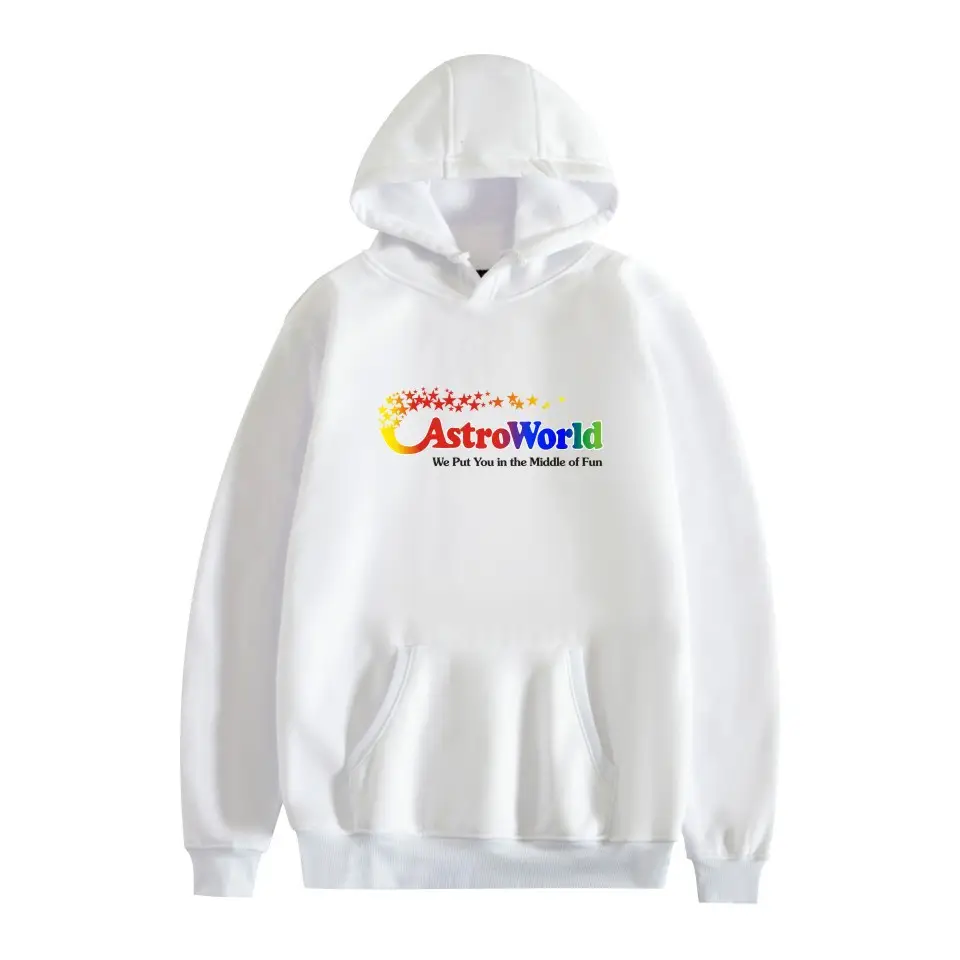 Men's Black Hooded Sweatshirt Set with Astron RLD & Wish You Were Here Design - Image 8