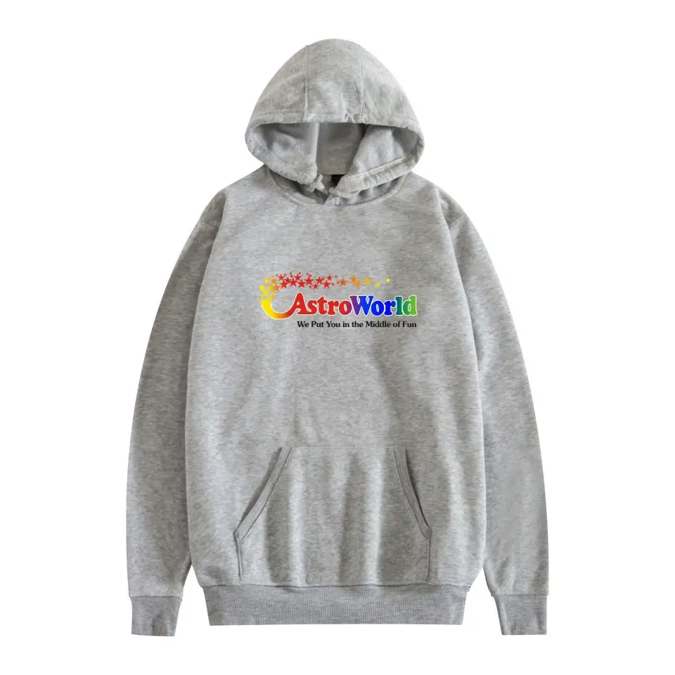 Men's Black Hooded Sweatshirt Set with Astron RLD & Wish You Were Here Design - Image 9