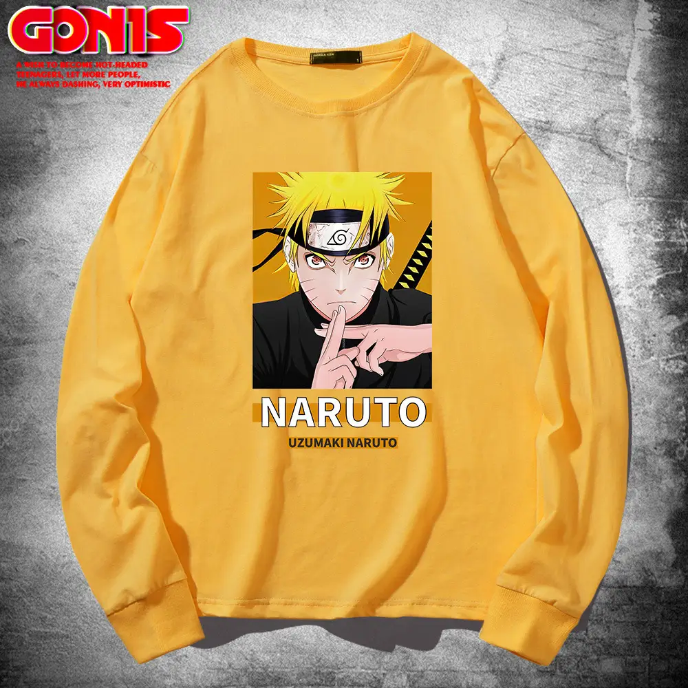 Naruto Graphic Sweatshirt Blue Men Women Spring Autumn - Image 12