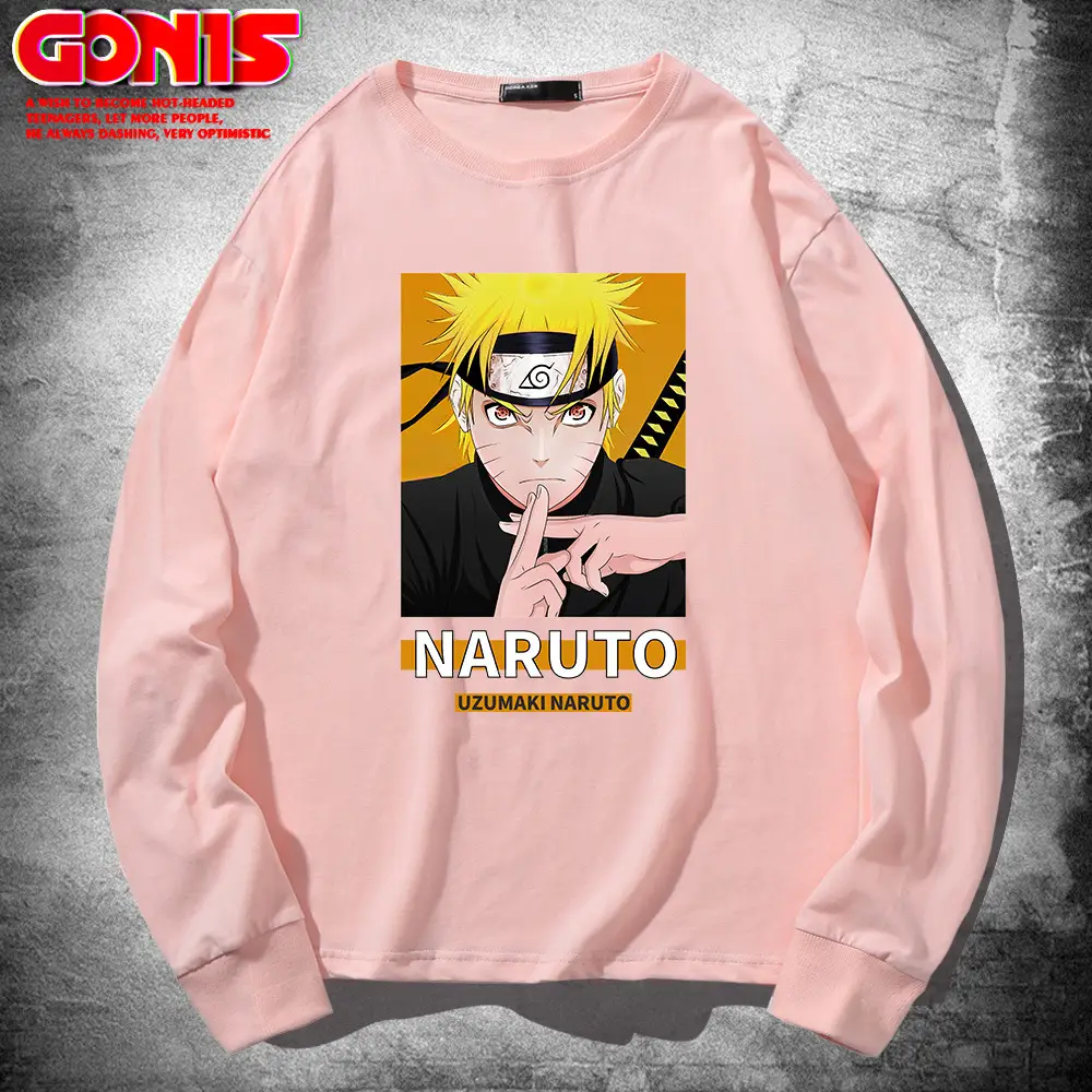 Naruto Graphic Sweatshirt Blue Men Women Spring Autumn - Image 8