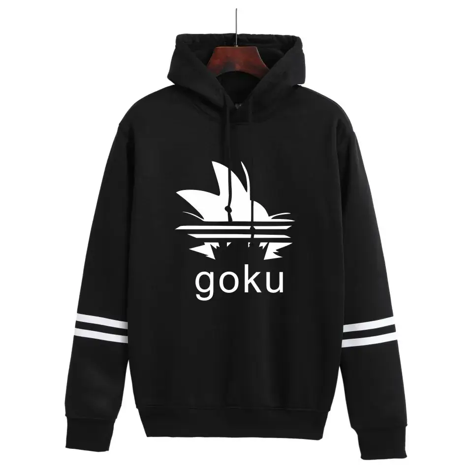 Saiyan Printed Hoodie for Men Women Black Casual Wear