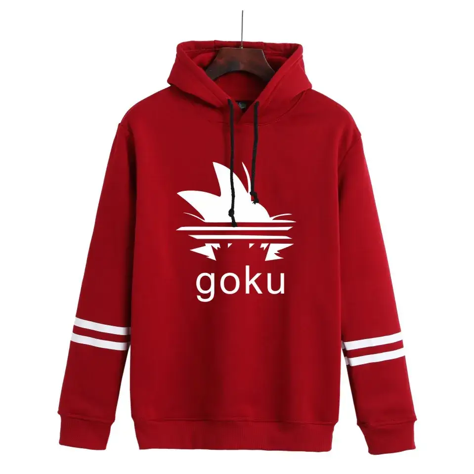 Saiyan Printed Hoodie for Men Women Black Casual Wear