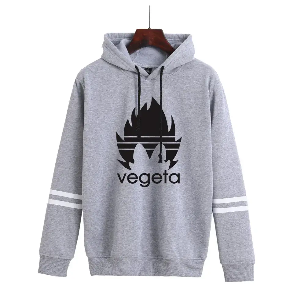 Saiyan Printed Hoodie for Men Women Black Casual Wear