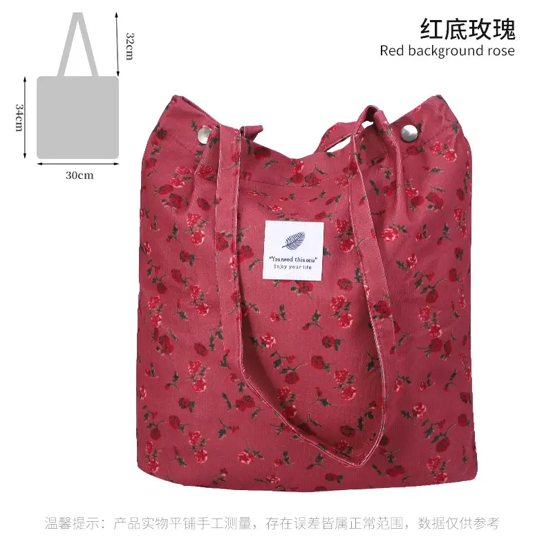 Women's Double Strap Canvas Travel Bag Brown