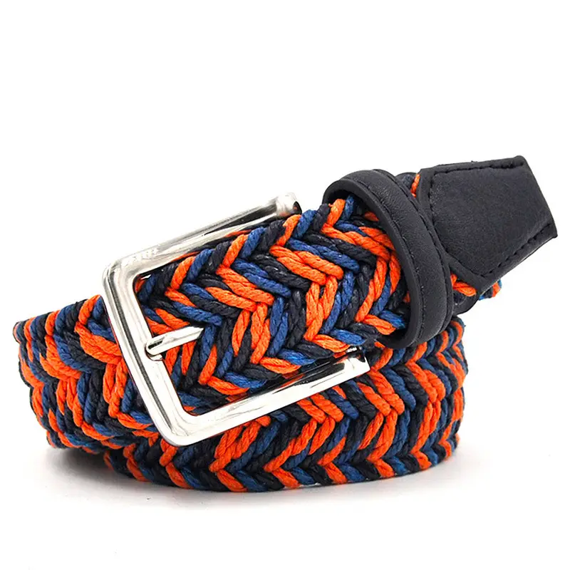 Men's Gray Woven Slim Fit Belt 140cm - Image 69