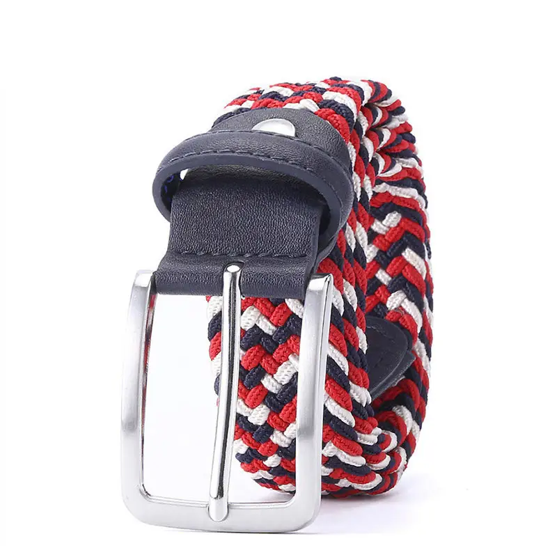Men's Gray Woven Slim Fit Belt 140cm - Image 66