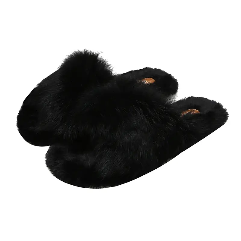 Women's 2022 Wool Faux Fur Slippers All Colors - Image 2