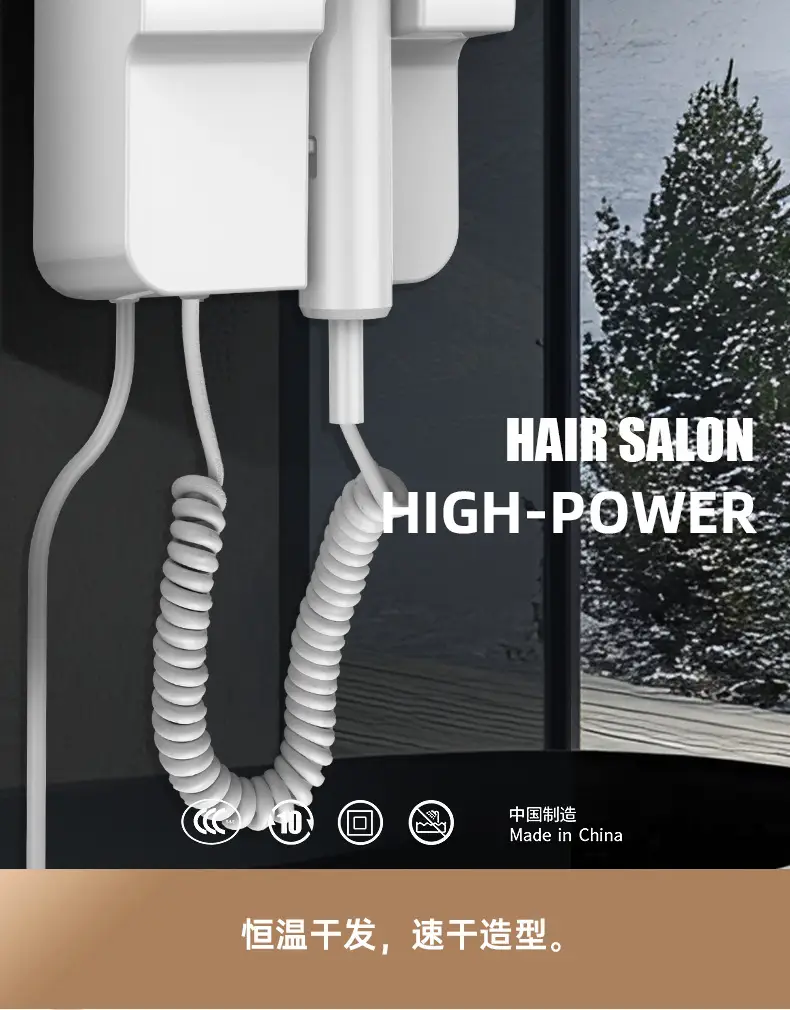 Cross-Border Hair Dryer with Hot Cold Punch for Home Hotel Use — feature 5
