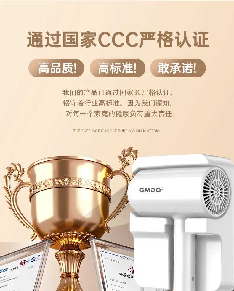 Cross-Border Hair Dryer with Hot Cold Punch for Home Hotel Use — feature 9