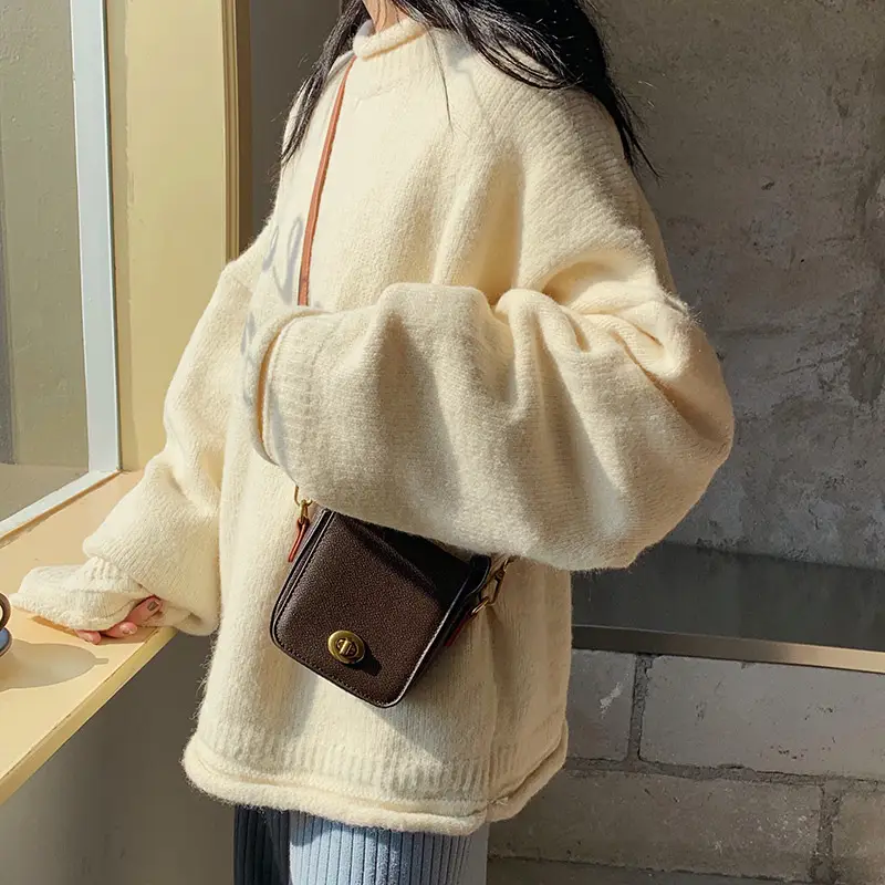 Korean Style Vintage Square Mini Bag for Women - Image 6