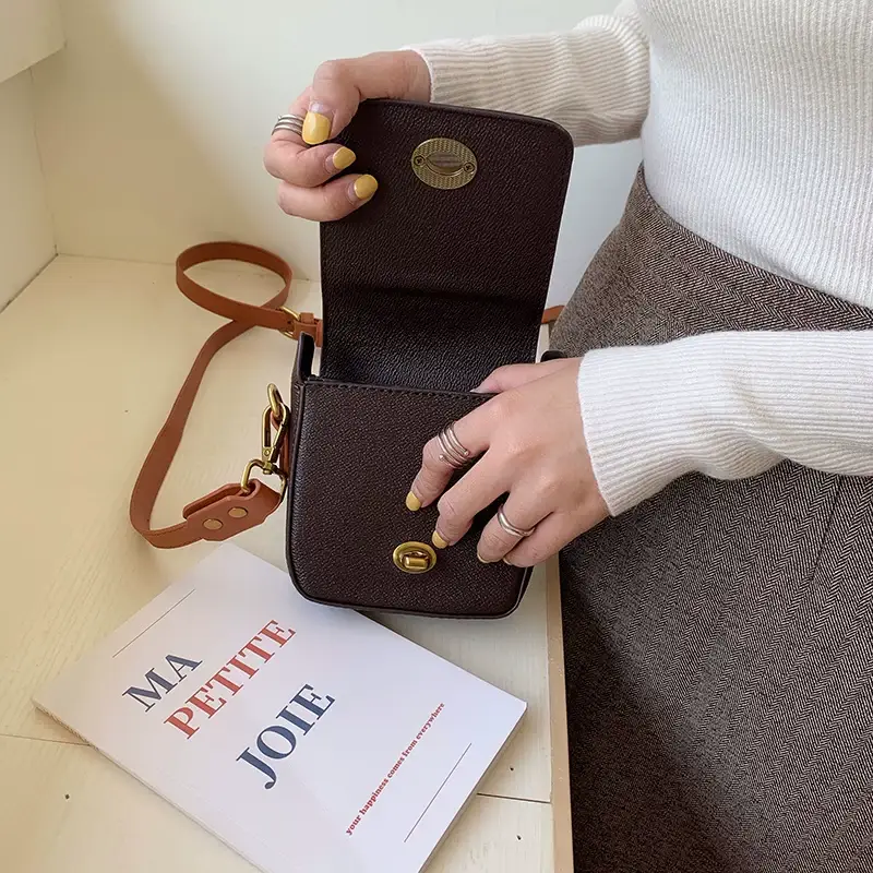 Korean Style Vintage Square Mini Bag for Women — feature 13