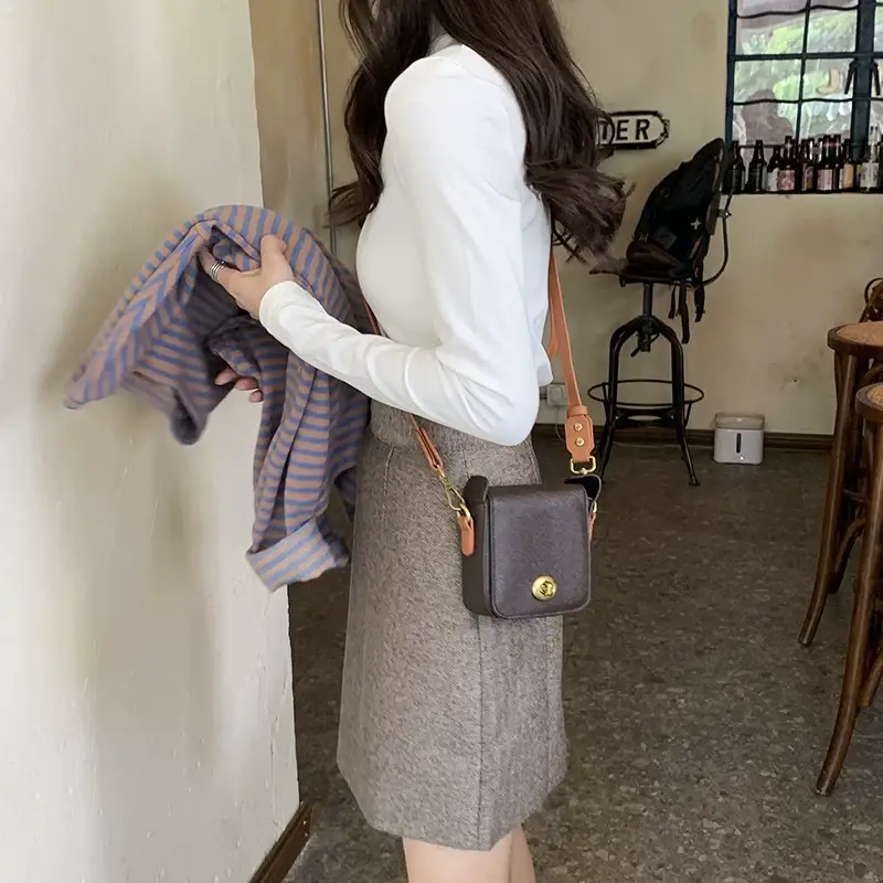 Korean Style Vintage Square Mini Bag for Women — feature 15