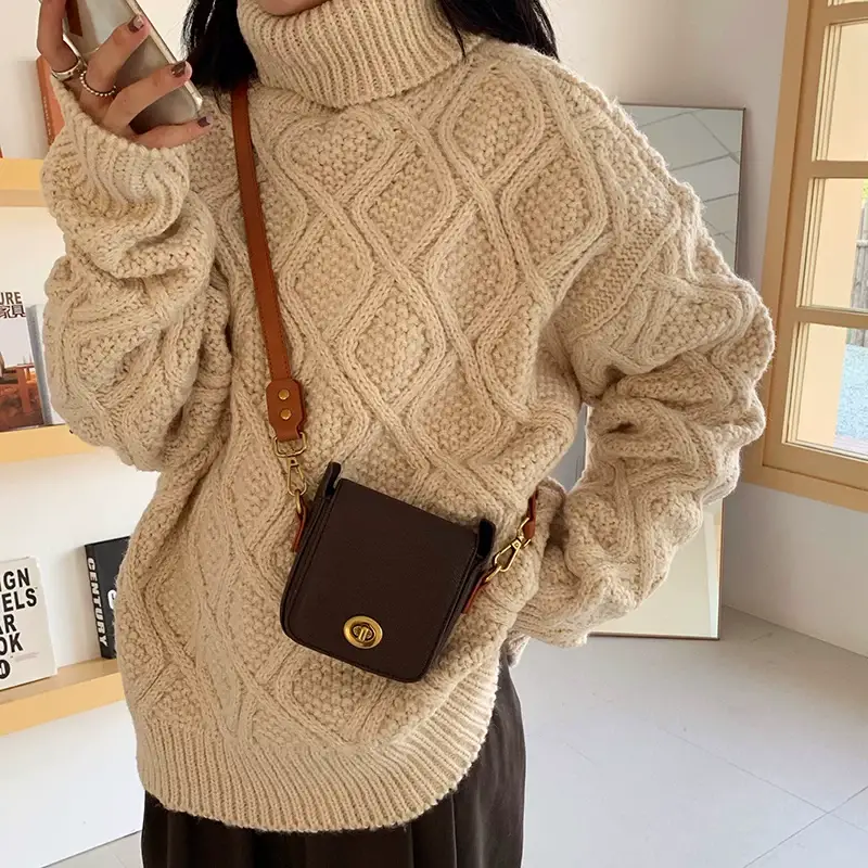 Korean Style Vintage Square Mini Bag for Women — feature 4