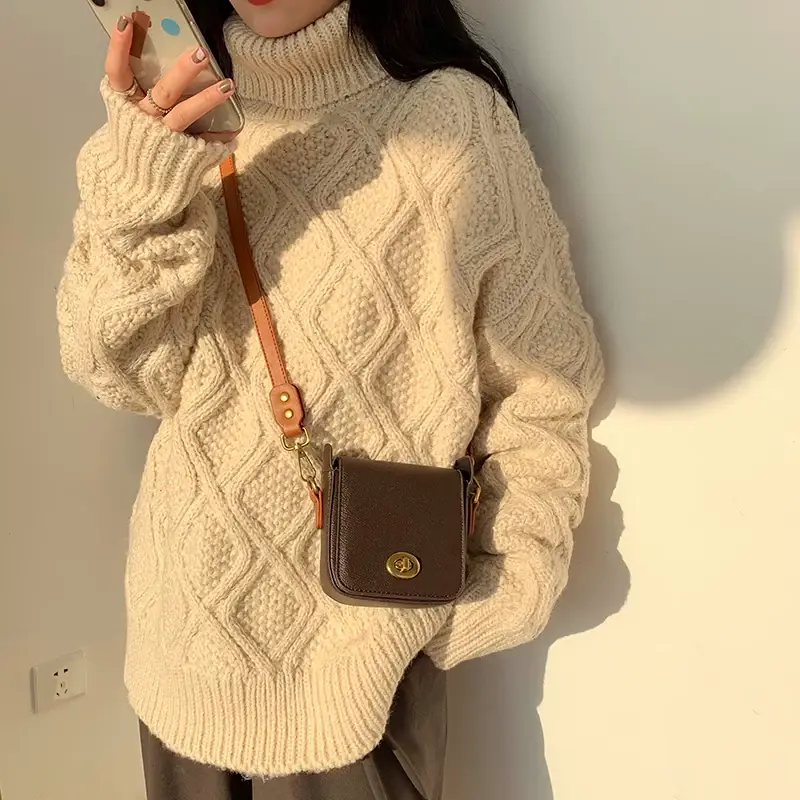 Korean Style Vintage Square Mini Bag for Women — feature 6