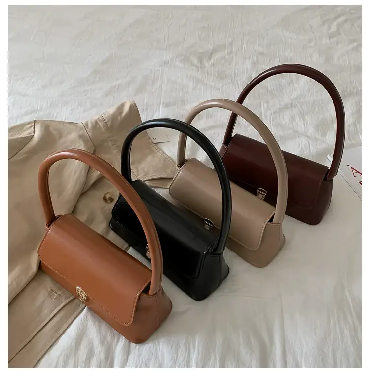 Fairy Gentle Style Small Brown Leather Handbag — feature 19
