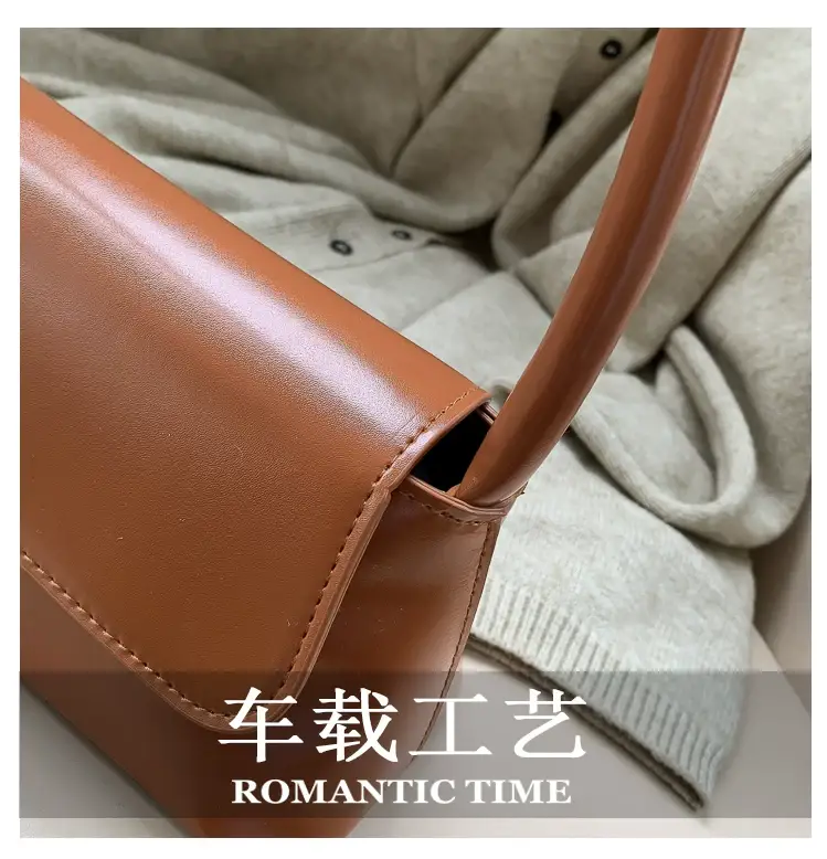 Fairy Gentle Style Small Brown Leather Handbag — feature 22