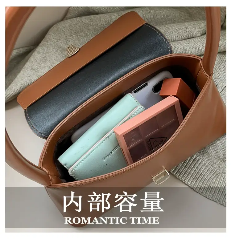Fairy Gentle Style Small Brown Leather Handbag — feature 23