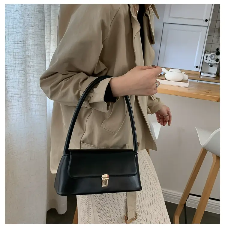 Fairy Gentle Style Small Brown Leather Handbag — feature 7