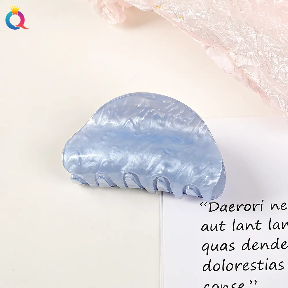 Acrylic Marble Shark Hair Clips Multi Color Wholesale - Image 3