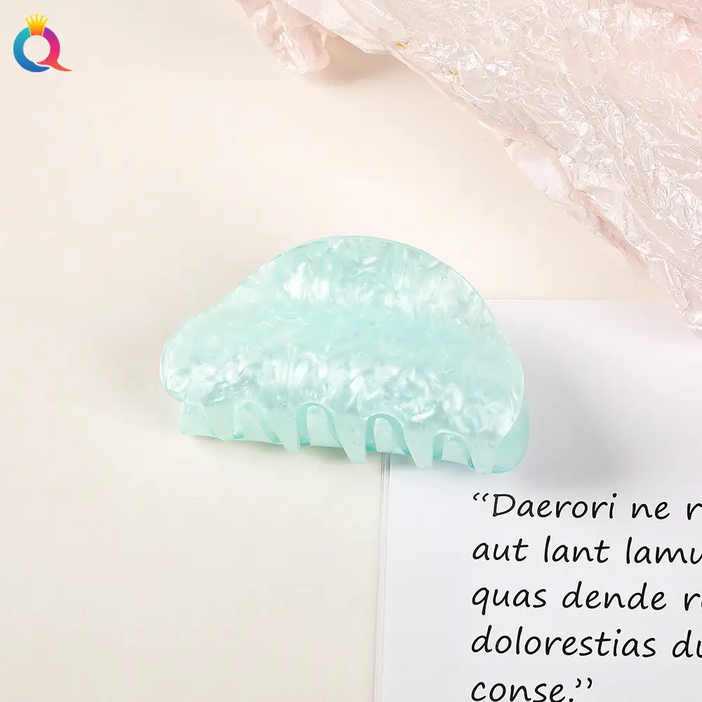 Acrylic Marble Shark Hair Clips Multi Color Wholesale - Image 6