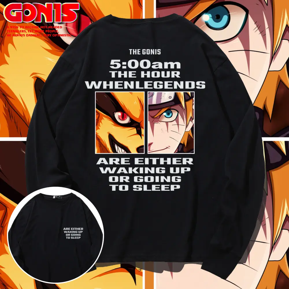 Naruto Whenge Legend T-Shirt Men Women Grey - Image 10