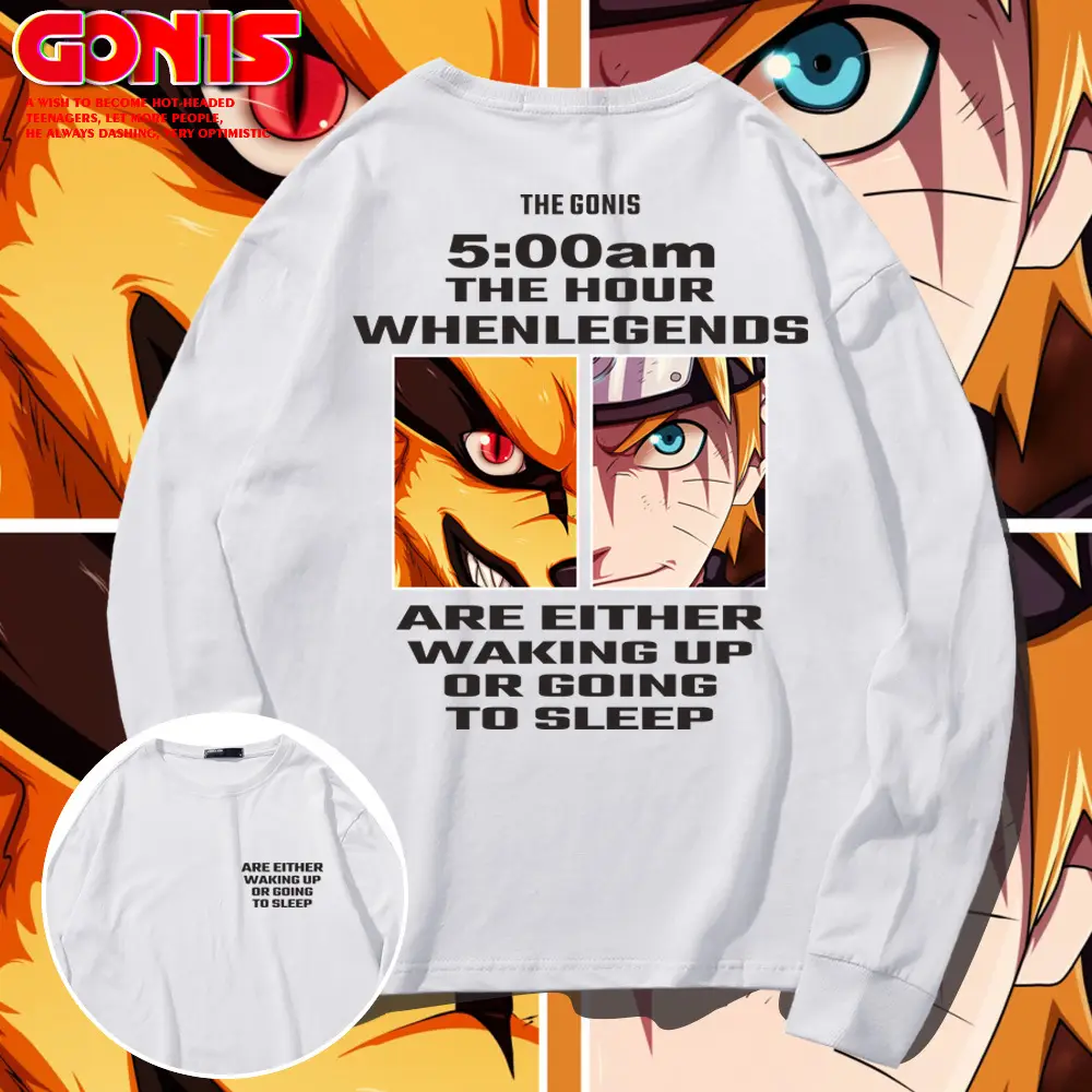 Naruto Whenge Legend T-Shirt Men Women Grey - Image 11
